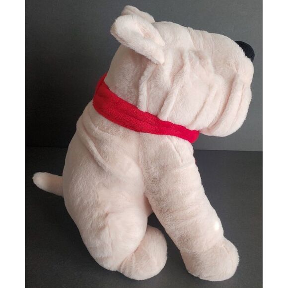 Bulldog Plush Stuffed Animal Dan Dee Collector's Choice Glitter Lips Kiss V-DAY - Picture 5 of 11